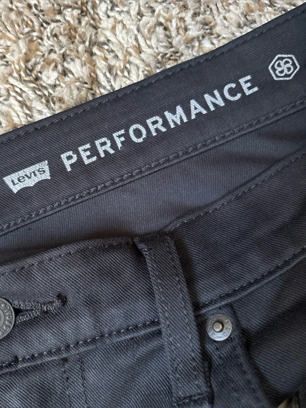 Levi’s Premium Men’s Black Performance Pants, 33x32